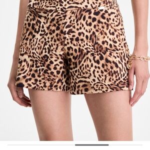 Leopard Print Women's Shorts